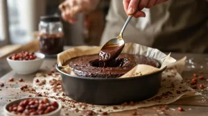Cet ingrédient peu calorique apporte une texture ultra fondante au fondant au chocolat - il remplace le beurre